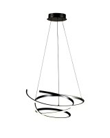 PENDANT LED LIGHT SIBIU 42W 4000K BLACK #1