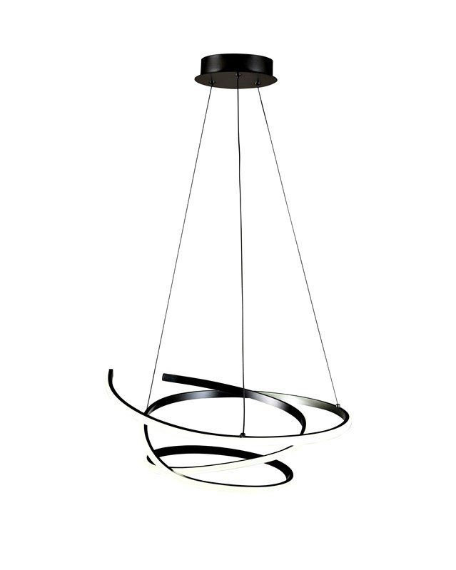 PENDANT LED LIGHT SIBIU 42W 4000K BLACK #1