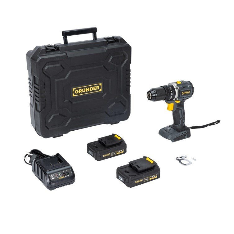 Cordless Drill CD-B0B18 18V BL 2X2AH #1