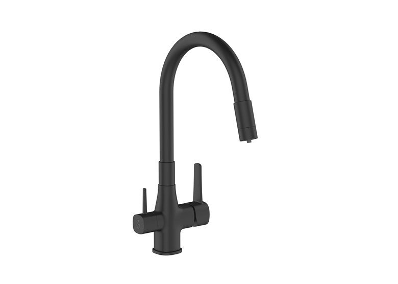 Mixer kitchen Glamour with filter black #1