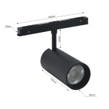 LED LIGHT MODOLED 20W 1800LM MLP1044M BL #1