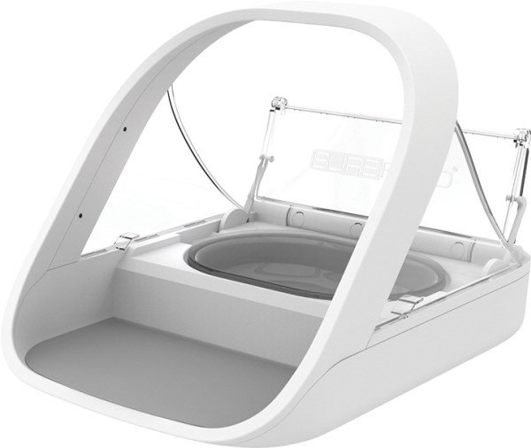 SureFlap MPF001 vandsk�l og foderautomat til hund og kat Plast Hvid Automatisk foderautomat til k�ledyr #2