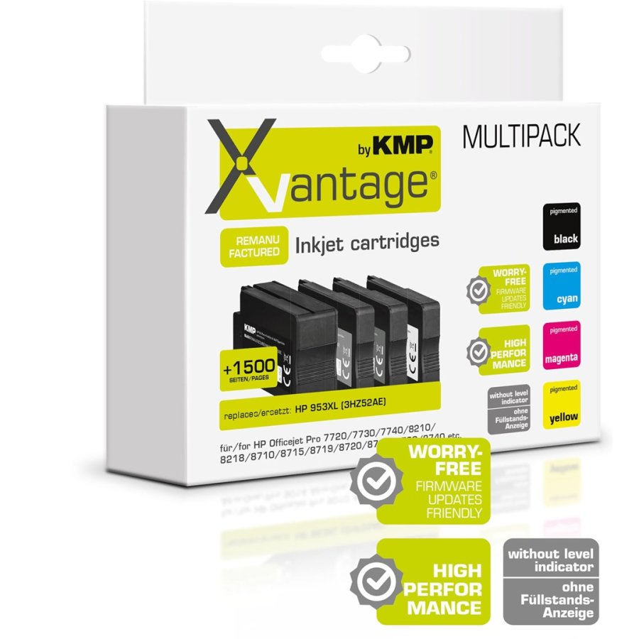 KMP Patrone HP 953XL  3HZ52AE  Multi 8300 S. remanufactured #1