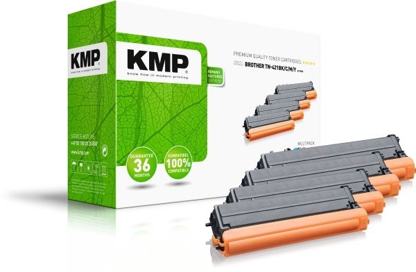 KMP MULTIPACK B-T98V tonerpatron 4 stk Kompatibel Sort, Bl�, Magenta, Gul #2