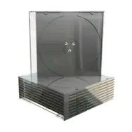 MediaRange BOX21 optisk disk etui Smykkeboks 1 diske Sort, Transparent #2