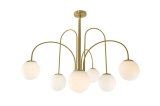 Pendant light KAFF 6XE27 gold #1