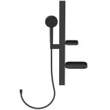 SHOWER STAND ALU+ BLACK MATT #1