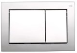 TECEBASE TOILET PUSH PLATE CHROME BRIGHT #1