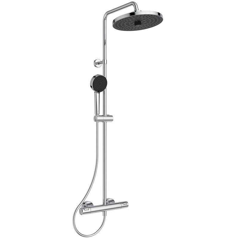 Ideal Standard Ceratherm T25+ brusesystem med term O100/260mm krom #1