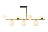 Pendant light rail H52CM 7XG9 gold #1