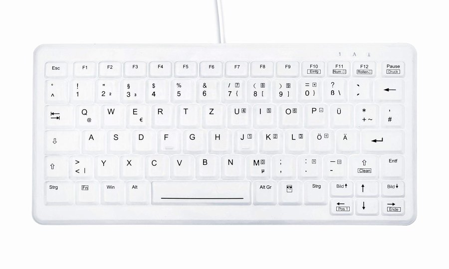 Contour Design Active Key AK-C4110 tastatur Medicinsk USB QWERTZ Tysk Hvid #2