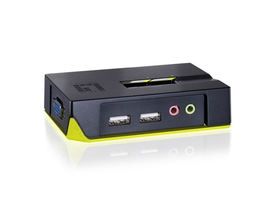 LevelOne KVM-0221 KVM Switch Sort, Gr�n #2