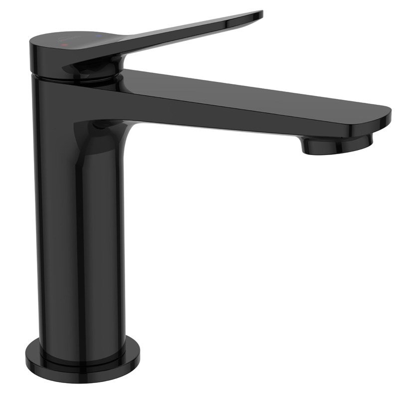 WASHBASIN MIXER NESTOS BLACK GLOSS #1