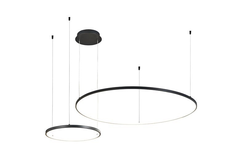 PENDANT LED LIGHT SIBIU 2XROUND 4000K BL #1