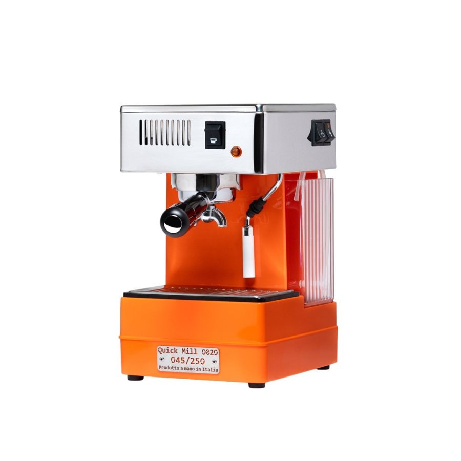 Quick Mill 0820 Stretta ARANCIO Orange Lim. Edt. Seven-carrier espresso machine #1