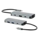 Mobilis 001382 dockingstation Ledningsf�rt USB 3.2 Gen 1 (3.1 Gen 1) Type-C Sort, Gr� #2