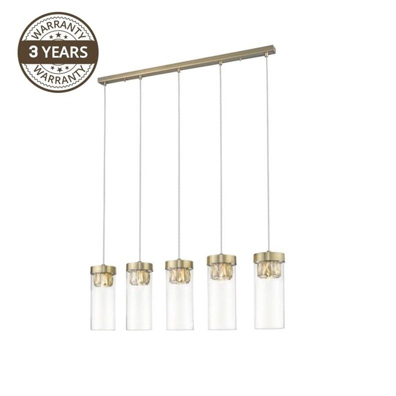 Pendant lamp Porto 20101AB-5F 5x25W G9 #1