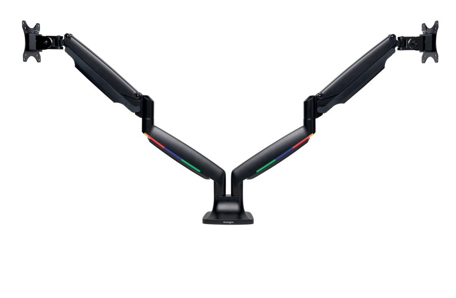 Kensington SmartFit One-Touch-arm til to sk�rme, som kan justeres i h�jden #2