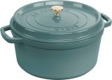 STAUB LA COCOTTE Garnek żeliwny okrągły 2.2 ltr, eukaliptusowy #1