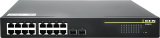 DCN ES430-18P-POE netv�rksswitch Administreret Gigabit Ethernet (10/100/1000) Str�m over Ethernet (PoE) 1U Sort #2
