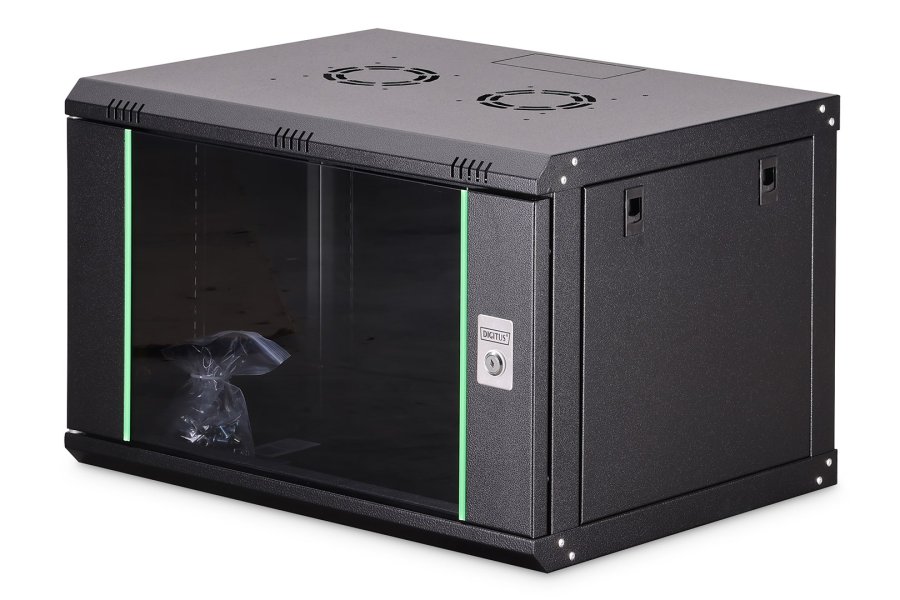 Digitus DN-19 07-U-EC-SW stativ 7U V�gmonteret stativ Sort #2