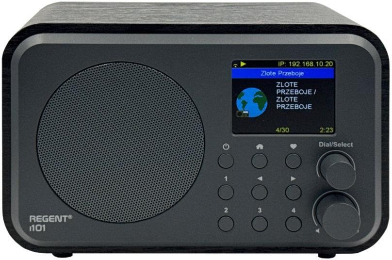 Radio internetowe Ferguson Regent i101 | DAB+ | FM RDS / Akumulator 2000 mAh (Czarne) #1