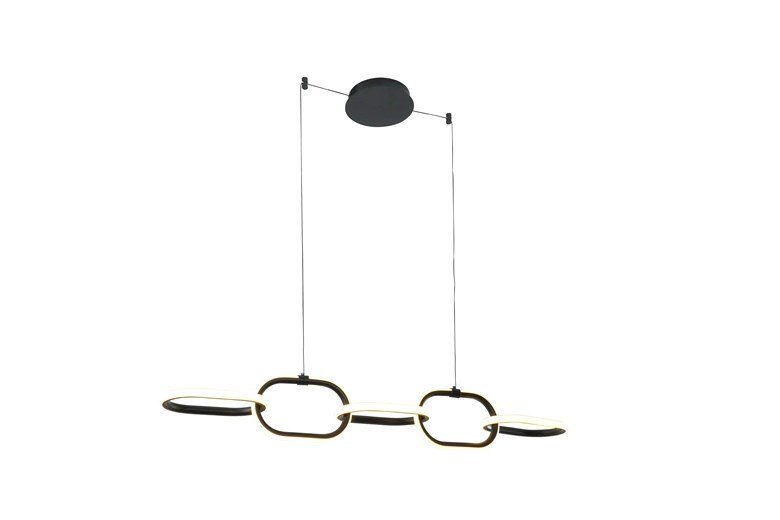 PENDANT LED LIGHT EDIRNA 5 4000K BLACK #1