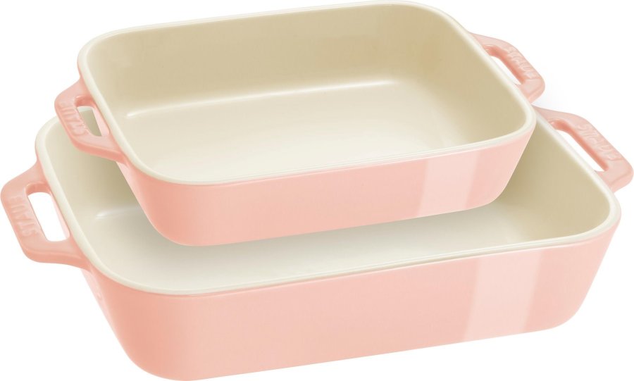 STAUB COOKING Zestaw 2 p�misk�w prostoktnych, jasnor�owy #1