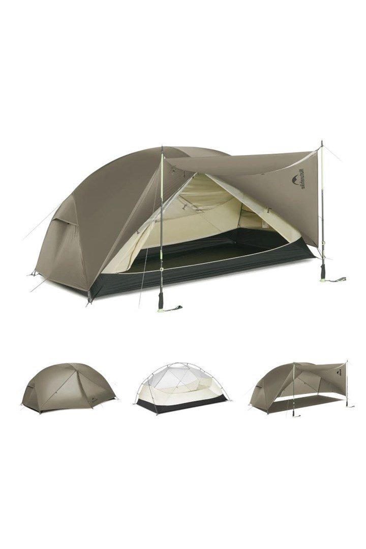 Namiot mongar pro 2 20d cnk2550ws037-caramel brown NATUREHIKE #1