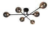 CEILING LIGHT BORA 6XG9 BLACK/SMOKY #1