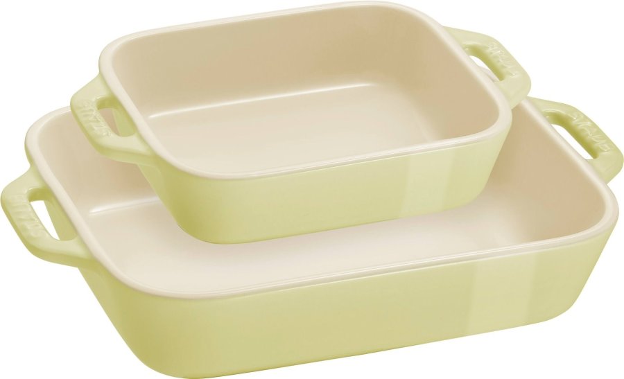 STAUB COOKING Zestaw 2 p�misk�w prostoktnych, jasnozielony #1