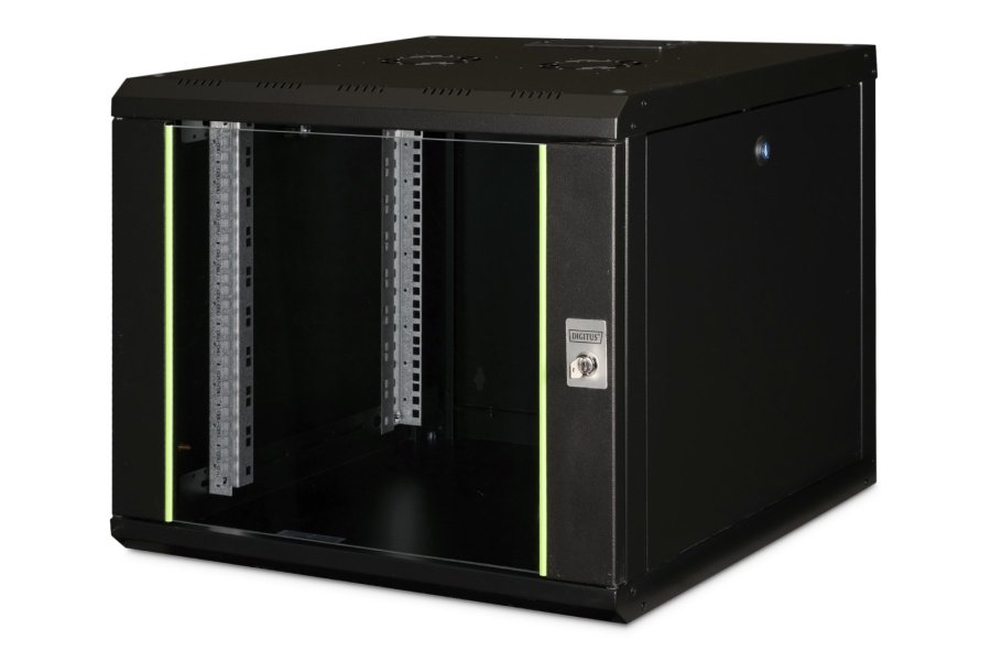 Digitus DN-19 09U-6/6-SW stativ 9U V�gmonteret stativ Sort #2