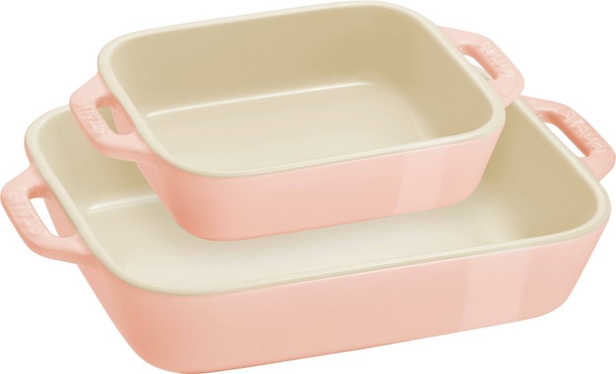 STAUB COOKING Zestaw 2 p�misk�w prostoktnych, jasnor�owy #1
