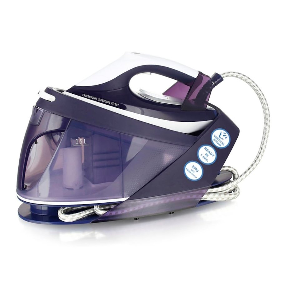 Emerio SG-123562 Dampstrygning station 2200 W 1,5 L Keramisk stryges�l Lilla, Hvid #2