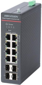 Hikvision DS-3T1512HP-SI-8P4FKIT(240W) netv�rksswitch Administreret Gigabit Ethernet (10/100/1000) Str�m over Ethernet (PoE) Sort #2