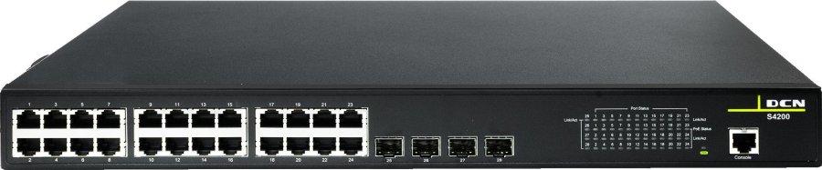 SWITCH DCN S4200-28P-PL-SI-R2 L2 24xPoE+/4xSFP (200W) #1