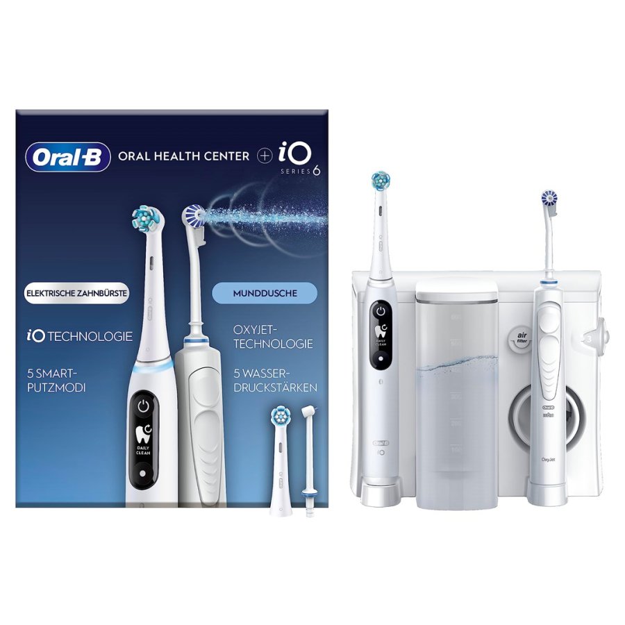 Oral-B iO6 & OxyJet Voksen Roterende, pulserende tandb�rste Hvid #2