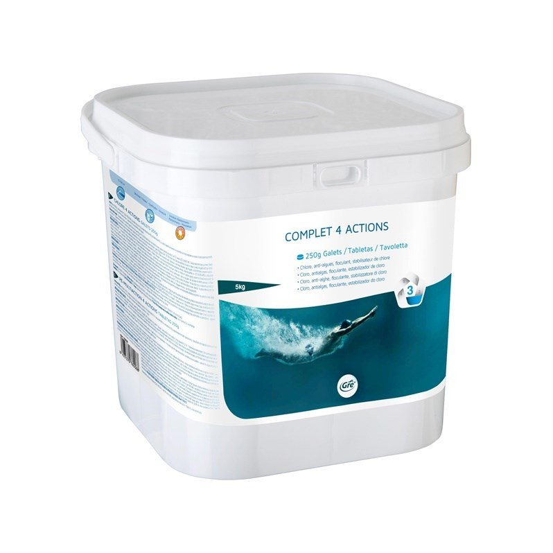 AGENT FOR POOL WATER 4 ACTIONS 5KG TB #1