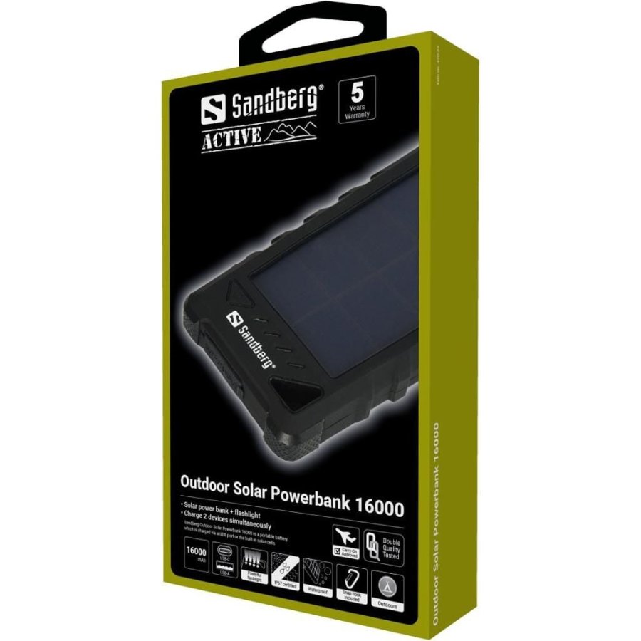 Sandberg Outdoor Solar Powerbank 16000 #2