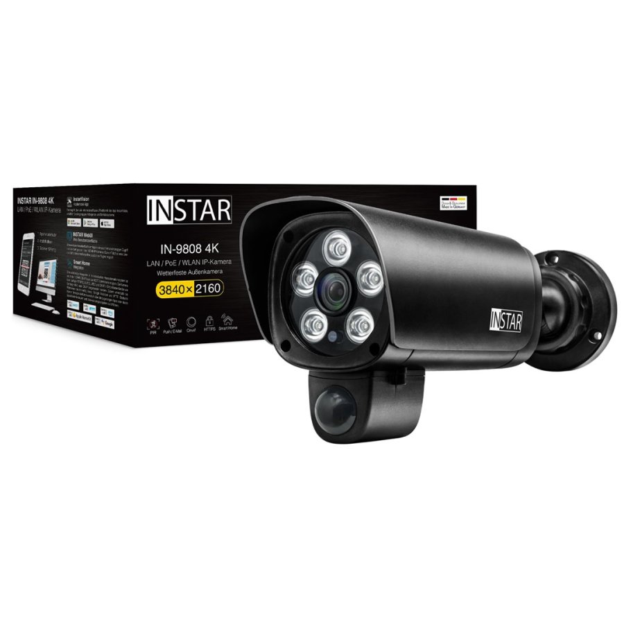 INSTAR IN-9808 4K Schwarz #1