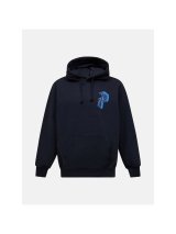 Bluza m�ska PEAK PERFORMANCE M Terry Graphic Hood kolor czarny - M #1