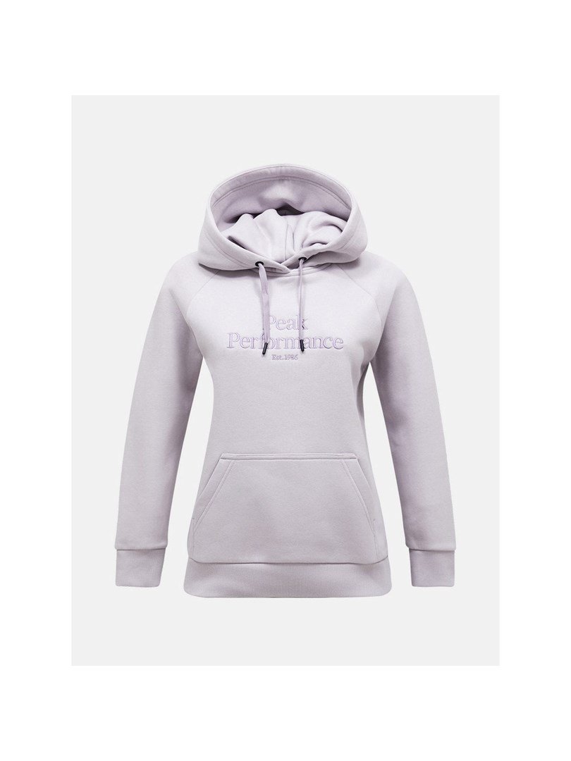 Bluza damska PEAK PERFORMANCE W Original Hood kolor szary - S #1