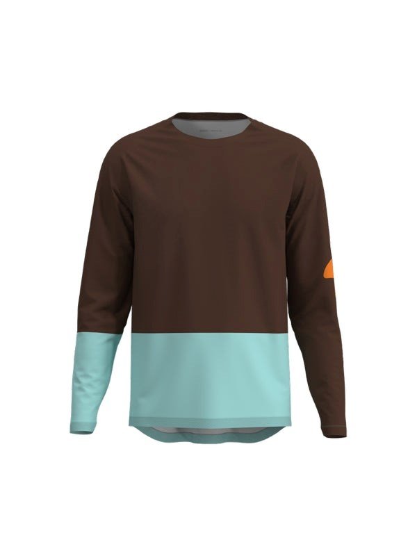 Koszulka rowerowa POC M's Motion Air L/S Jersey brązowa - M #1