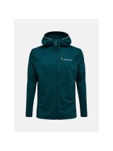 Bluza m�™ska PEAK PERFORMANCE M Trail Polartec Power Grid Zip Hood kolor zielony - M #1