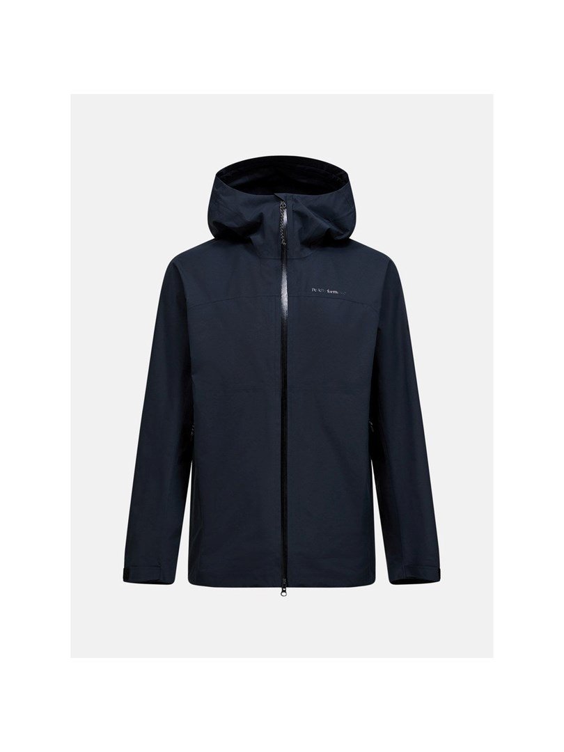 Kurtka męska PEAK PERFORMANCE M Treeline Hipe 2.5L Shell Jacket kolor czarny - M #1