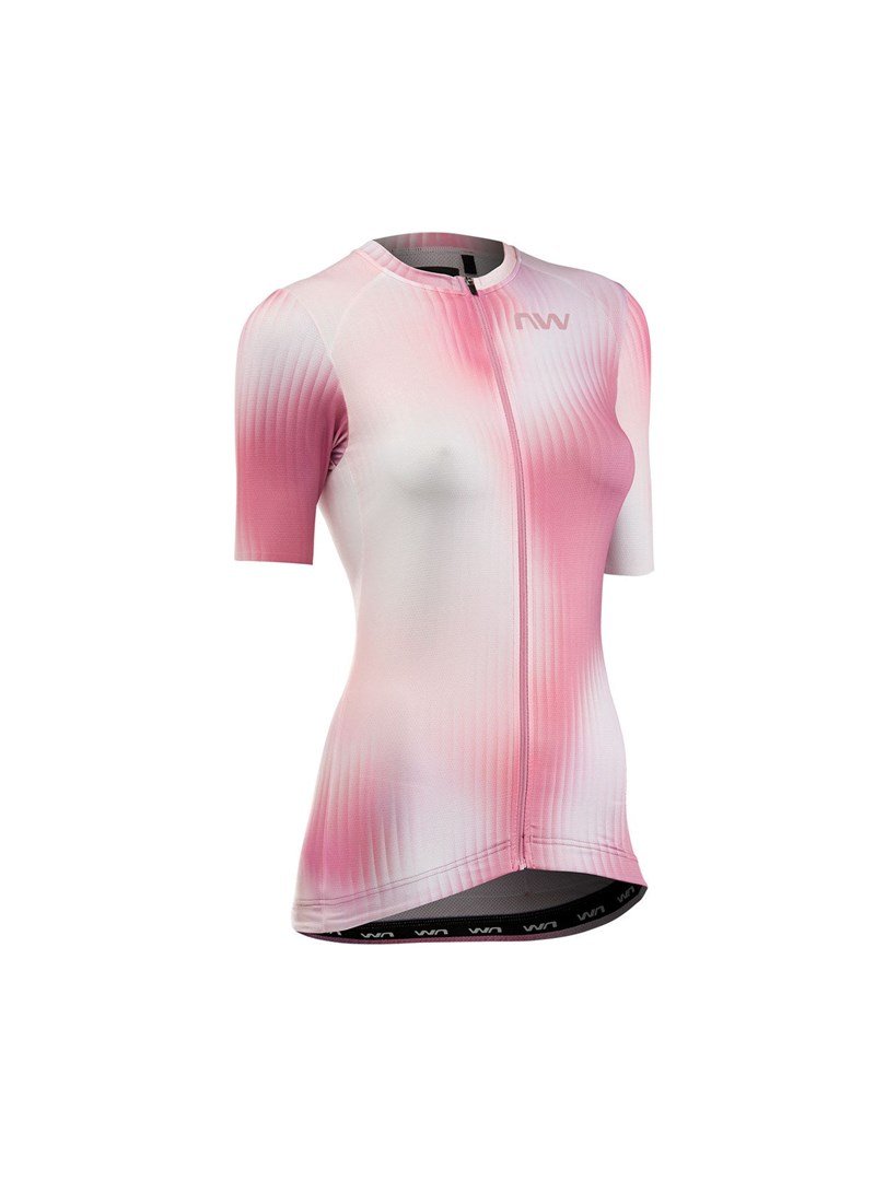 Koszulka rowerowa NORTHWAVE Blade Woman Jersey S/s rĂłĹĽowy - M #1