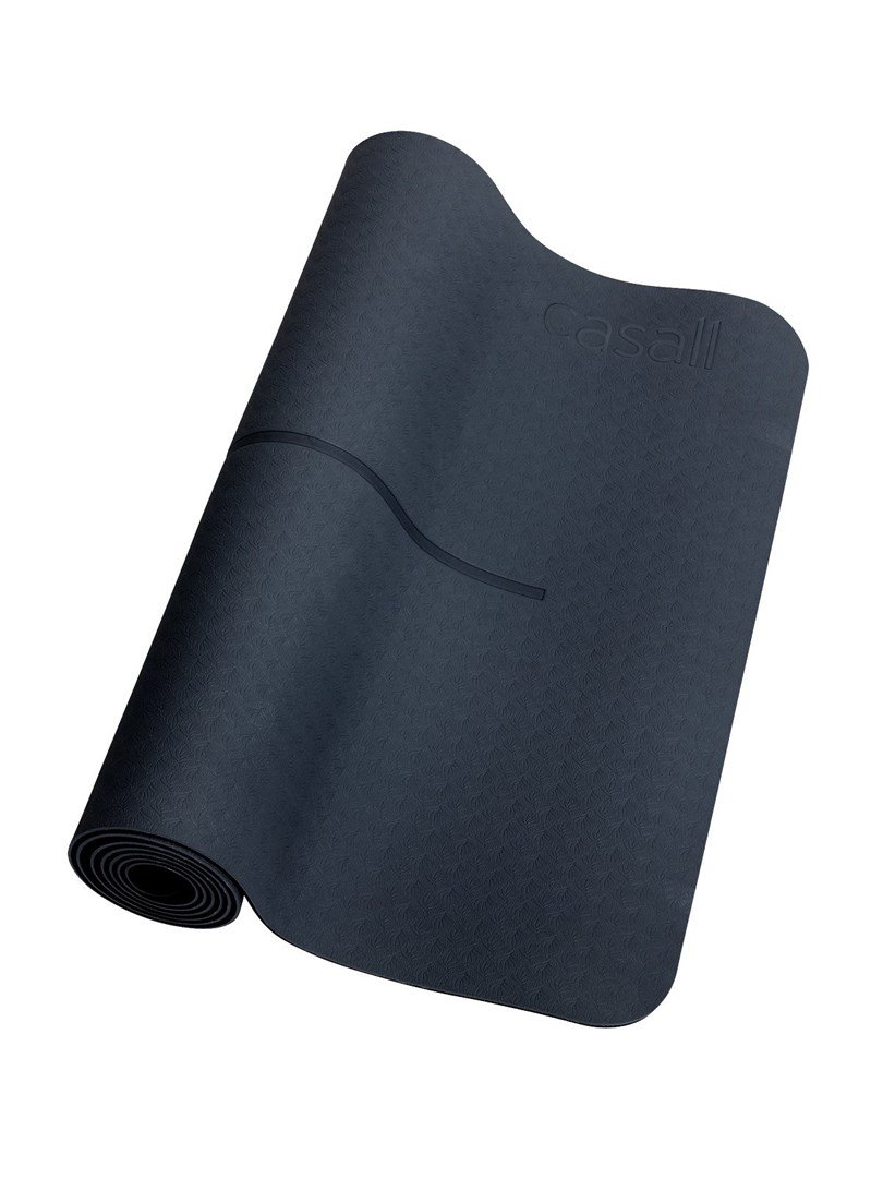 Mata CASALL Yoga mat position 4mm kolor granatowy - TU #1