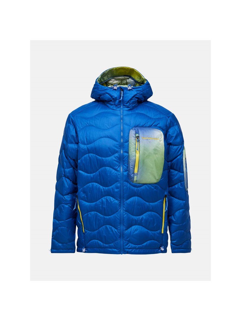 Kurtka puchowa m�ska PEAK PERFORMANCE M Helium Aop Utility Down Hood kolor niebieski - L #1