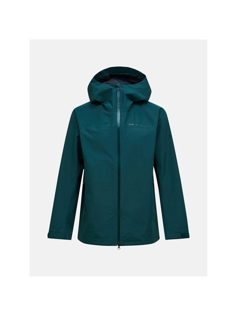 Kurtka męska PEAK PERFORMANCE M Treeline Hipe 2.5L Shell Jacket kolor zielony - M #1