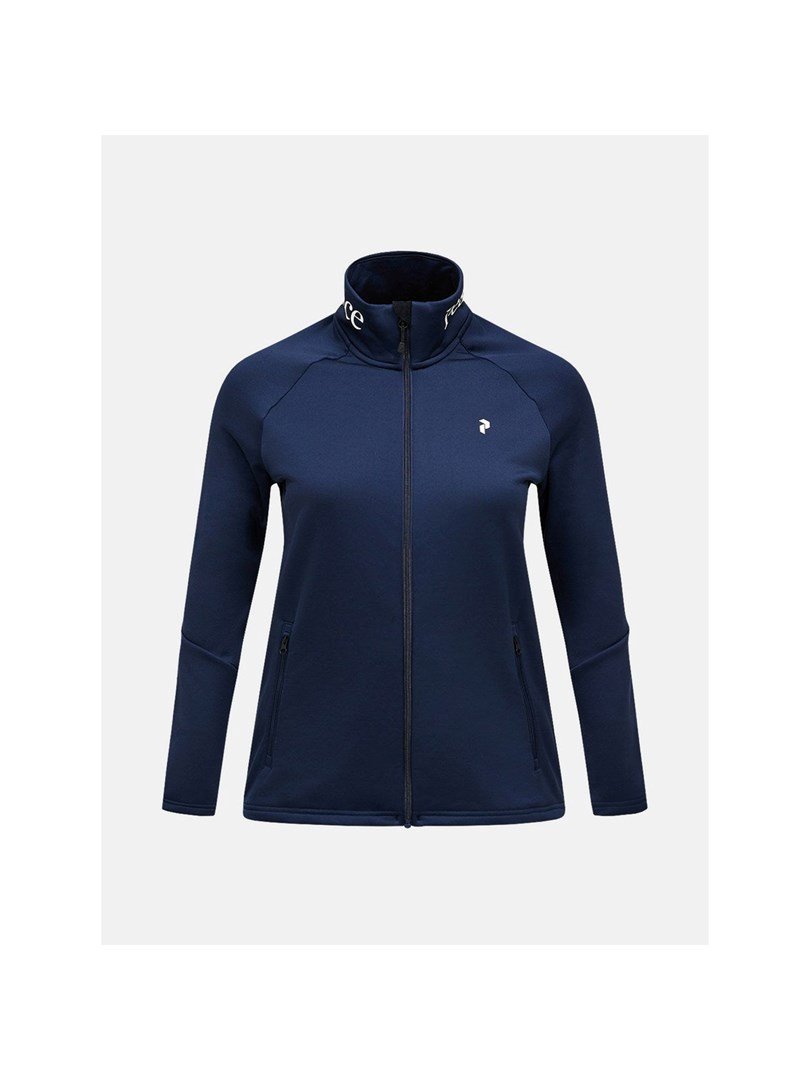 Bluza damska PEAK PERFORMANCE W Rider Essentials Zip Jacket kolor granatowy - S #1